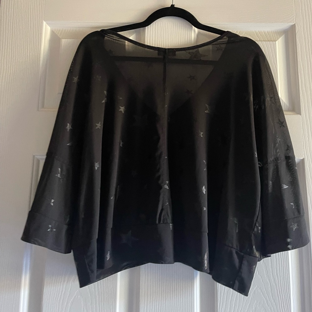 Star black cute top
